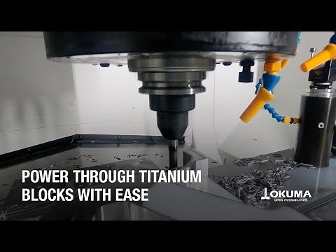 GENOS M560-V Titanium Cutting Demo