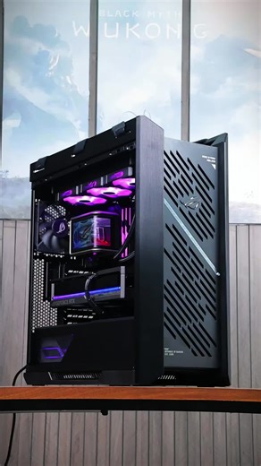 Build ROG PC : AMD Ryzen 9 9950x3D - ROG X870E DarkHERO - Case ROG GX601S with RTX 5090 ROG ASTRAL 32G 🖥️🖥️ #PC #pcbuild #amd #rog #Foryou