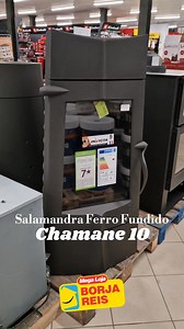 🔥 Detalhes que aquecem o inverno! 🔥 Apresentamos a Salamandra Ferro Fundido Chamane 10 da Invicta, uma combinação perfeita de design, eficiência e durabilidade! Veja no vídeo como esta salamandra é robusta, prática e ideal para tornar os seus dias frios mais confortáveis ❄️ 👉 Visite-nos! : #megalojaborjareis A sua casa é o melhor lugar do mundo ❤ : #materiaisdeconstrucao #aquecimento #outonoinverno2024 #salamandras #recuperadores #pellets #pelletstove #ilovemyhome | Mega Loja Borja Reis