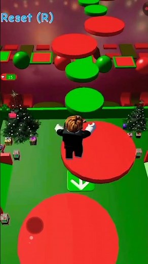 Climbing the Christmas Obby Tower — Holiday Parkour Madness