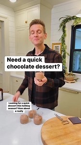 A delicious dessert around Christmas doesn’t have to be have to be fancy or hard. These easy-to-make chocolate espresso mousse cups are decadent and quick! There’s espresso in the ingredients (made with my favorite Diletta Mio from Seattle Coffee Gear), but it only works to heighten the deep chocolate flavor, trust me! Recipe in the comments! | Wyse Guide