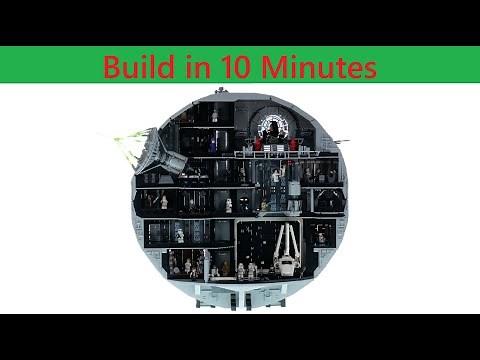 Unboxing & Building the LEGO Death Star in 10 Minutes