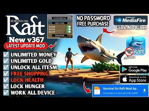 Survival On Raft Mod Menu Apk V367 New 2025 - Unlimited Money & Unlock All Items