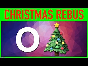 Rebus Puzzles with Answers #16 - 20 Christmas Picture Brain Teasers