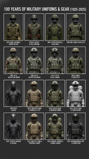 The Insane Evolution of Military Uniforms & Gear #shorts