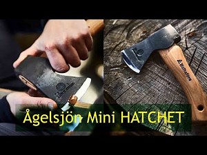 Felling a Tree with Hultafors Mini Hatchet - Testing an Easy to Carry Axe