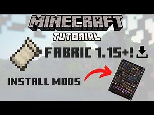 How to Install Fabric Mod Loader and Install Mods - Minecraft 1.15.2+