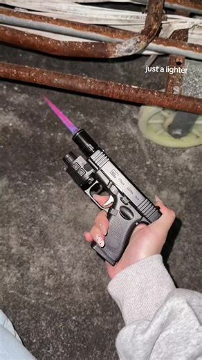 Wait Till You See This Lighter—It Looks Like a Gun! Legal? Comment NOW #coollighters #windproof #fire #birthdaygift #interesting