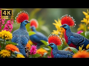Top 50 Most Colorful and Rare Birds on Earth 4K Nature Relaxation ASMR
