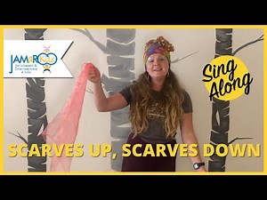 Scarves Up, Scarves Down | JAMaROO Kids Educational Video | Children's Music