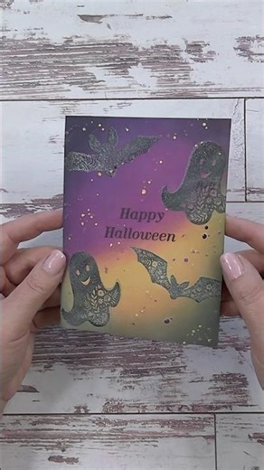 Glow In the Dark Halloween Card by Joy Baldwin