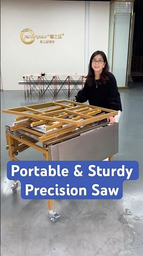 “Sliding Fence Table Saw — Foldable & Built for Precision