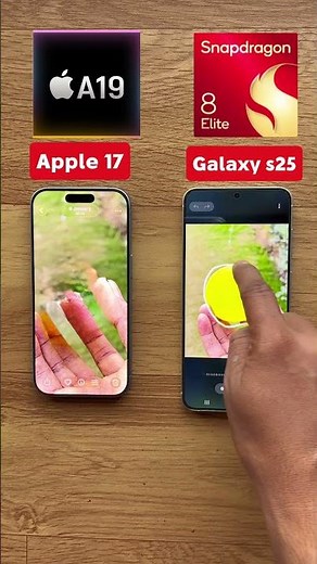 Samsung vs Apple AI Camera Test 😱 Galaxy S25 vs iPhone 17