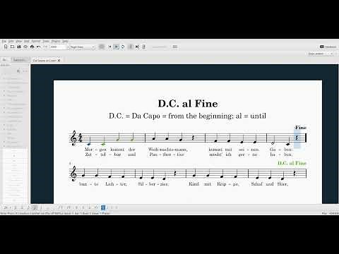 D.S. al Coda, D.C. al Fine, simple repeat, Faulenzer, prima & seconda volta