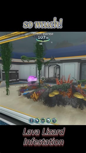 Lava Lizard Infestation [Subnautica] #gaming #subnautica #survival