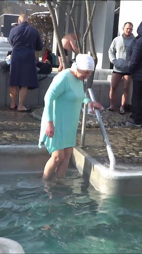 ❄️Hot ICE❤️BAPTISM #11🩵WINTER SWIMMING in -15°C💦 EPIPHANY❄️#ICEBATH #WINTERSWIM🥶