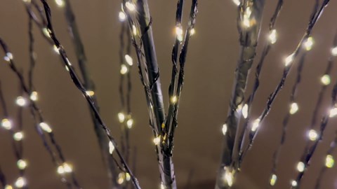 5FT 400 LED Lighted Tree Including Twinkle Lights, LED Birch Tree with Timer for Outdoor Indoor Easter Christmas Halloween Home Party Yard Decoration (Warm White Light)