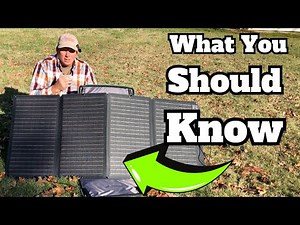 ECOFLOW 160 Watt Portable Solar Panel for Power Station, Foldable Solar Charger/Adjustable Kickstand