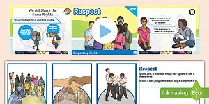Citizenship LKS2 Respecting Rights Lesson 5: Respect Lesson Pack