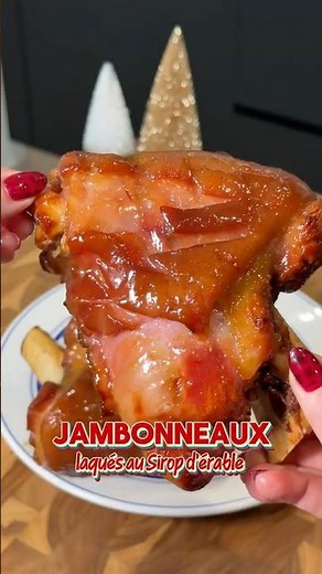 🎄 Jambonneaux laqués au Sirop d’érable 🍁 #recettefacile #bonnecuisine #faitmaison #jambon #food