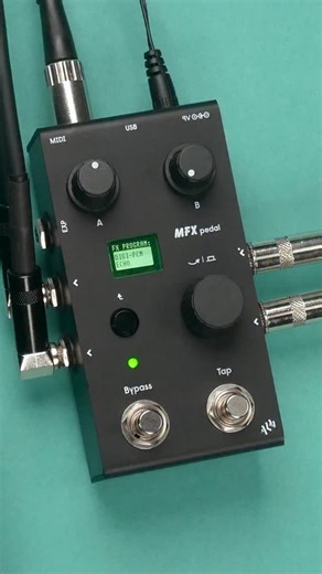 ALM on Instagram: "「 MFX PEDAL DUB 」🏔️ Creating long spacious dub techno atmospheres using the Digi-PCM Echo engine of the MFX Pedal to process a chord from the Elektron Syntakt. The stereo out of the Syntakt is run directly to the MFX Pedal for processing through the Digi-PCM Echo engine. The chord sound is the only sound processed by the delay with the rest of the beat output as USB audio. Preassigned to the A knob, the feedback of the delay is increased throughout, creating long runaway atmo