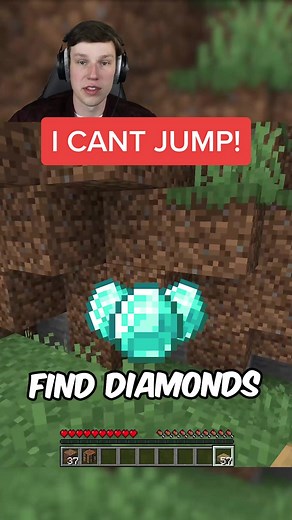 Minecraft, But If I Jump The Video Ends! #fyp #minecraft