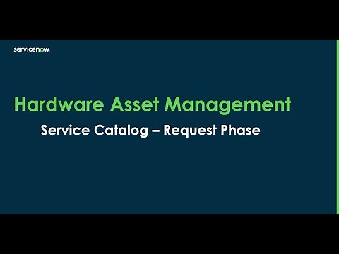 Creating and Requesting a basic Service Catalog Item