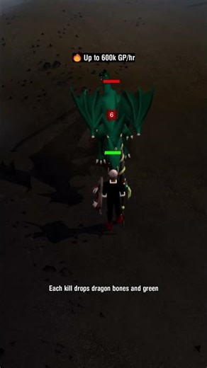 🐉 Green Dragons STILL print GP in OSRS 💰 if you can survive the Wildy 👀