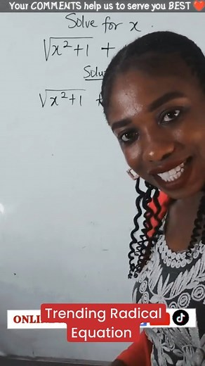 Discover the Best way to solve #radicalequations in this tutorial 🔥🔥🔥 LEARN, LIKE, FOLLOW, COMMENT AND SHARE🙏 #radicals #radicalnumbers #radicalnumber #radical #surdsmaths #surds #surdsandindices #surdsmaths #instagramviralreels🔥🔥🔥 #viralmathsproblem #viral_video_instagram_reels😍💖🤭🙈❤️ #viralinstagram | Online Maths Expo