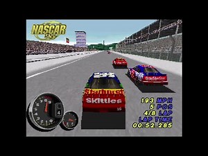 NASCAR 99 - PS1 Gameplay