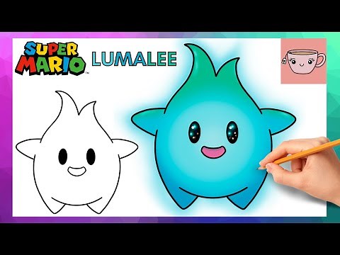 How To Draw Lumalee | Super Mario Bros. Movie | Easy Step By Step Drawing Tutorial