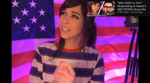 The reason Hasan Piker crashed out so hard over Shoe is that he can't refute any of her points using legitimate reasoning, so he immediately goes to cringe personal attacks. He is utterly incapable of engaging with ideas in a good-faith manner that allows meaningful exchange of information to happen. Every time someone disagrees with him, it's machine gun Ad hominem time. And if the attacks on the creator don't land, he then attacks their audience... calling Shoe's audience gooners who "fap" to 