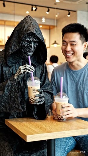 #viral #cartoon vibe_ the stroberry flauver #spooky #starbucks #halloween #barista #funny