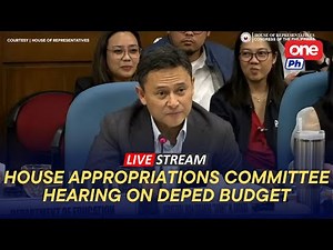 LIVE | House Appropriations Committee holds hearing on 2026 budget of DepEd (September 3, 2025)