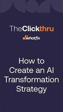 A simple AI transformation checklist