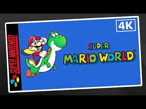 [SNES Longplay] Super Mario World | Full Game Walkthrough 4K