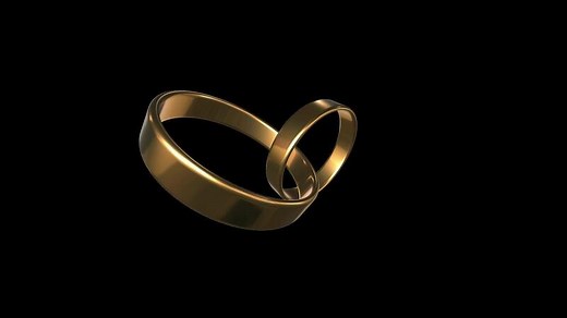 Download 3D Wedding Rings Animations for free