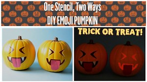 74K views · 333 reactions | One Stencil, Two Ways: DIY Vampire Emoji...
