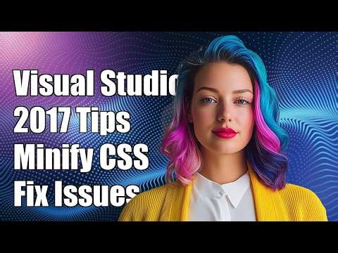 visual studio 2017 doesn't accept minify css