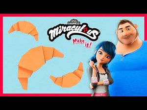 MIRACULOUS: MAKE IT! | ✂️ ✏️ DIY Tutorial: how to create your Origami 🐞 | Croissant