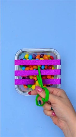 🍬 DIY Scissors Candy Mission #shorts #kids