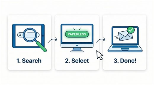 Ditch the Paper Clutter! 📄 Go Digital in 2 Minutes. We’ve made switching to digital statements simpler than ever! Save time and get your bills delivered securely to your inbox. Here’s how to make the switch: 1️⃣ Search: Find your property account with our online tool. 2️⃣ Select: Click the 'PAPERLESS' button in your account options. 3️⃣ Submit: Review the terms, enter your preferred email address, and you're done! ✅ Why switch? Reliability: Receive all future billings and annual statements auto