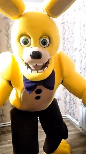 Bro made spring Bonnie with black pants 😭✌️ #fnaf #cosplay #springbonnie