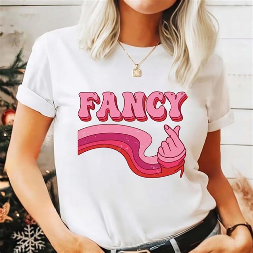 Fancy K-pop Fan Gift, Retro Style Music Lover Shirt, Aesthetic Korean Tee, Cute Birthday Gift - Etsy