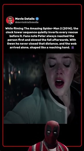 When filming The Amazing Spider-Man 2 (2014), Andrew Garfield web hid a dark secret