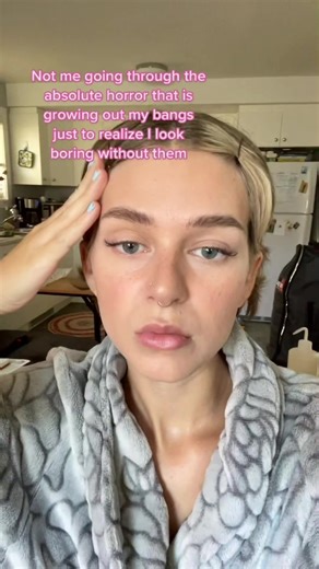 Growing Out Bangs: The Struggle and Transformation