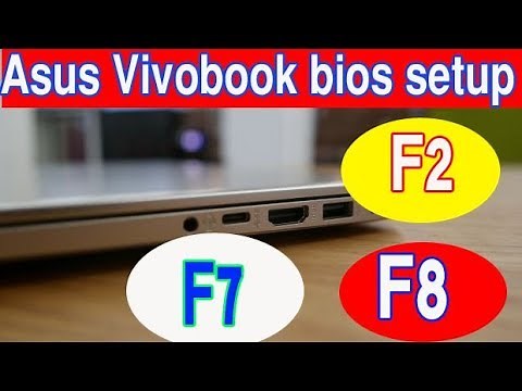 Asus Vivobook bios setup