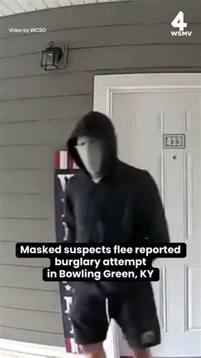 Masked suspects flee reported burglary attempt in Kentucky, sheriff says