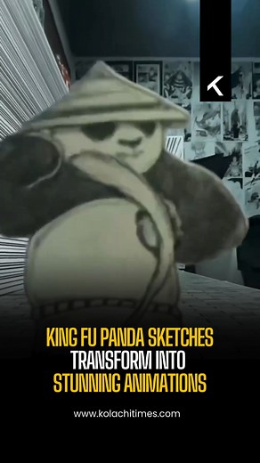 2.4K views · 16 reactions | Chinese artist Zhen Qiang transforms his hand-drawn Kung Fu Panda sketches into stunning, fluid animations. Using meticulously cut paper characters and frame-by-frame photography, he brings beloved characters to life, showcasing incredible patience, precision, and creativity. #KungFuPanda #ZhenQiang #PaperAnimation #HandmadeArt #CreativeGenius #AnimationMagic | Kolachi Times | Facebook