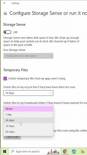 Secrets of Storage Sense in #window
